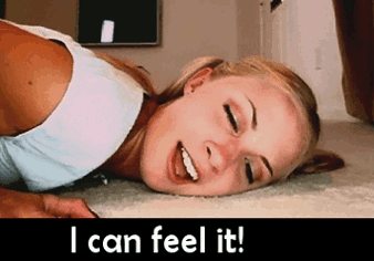 I can feel it