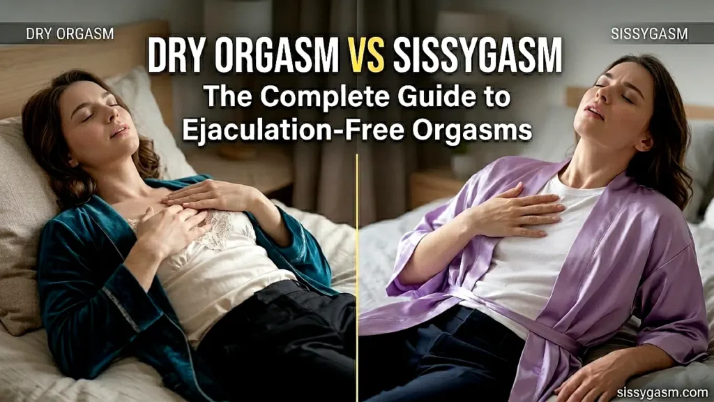 Dry Orgasm vs Sissygasm: The Complete Guide to Ejaculation-Free Orgasms