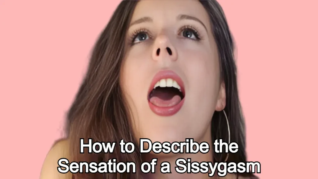 How to Describe the Sensation of a Sissygasm