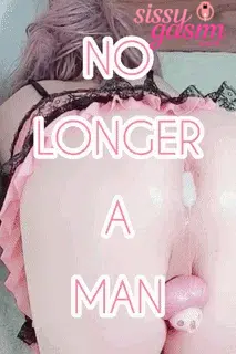 No longer a man