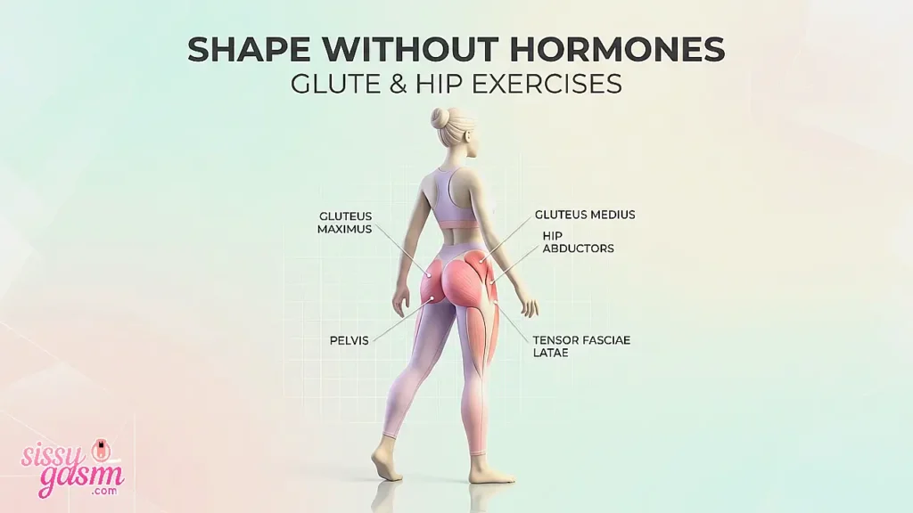 Feminine Glute & Hip Exercises for Sissies: Shape Without Hormones