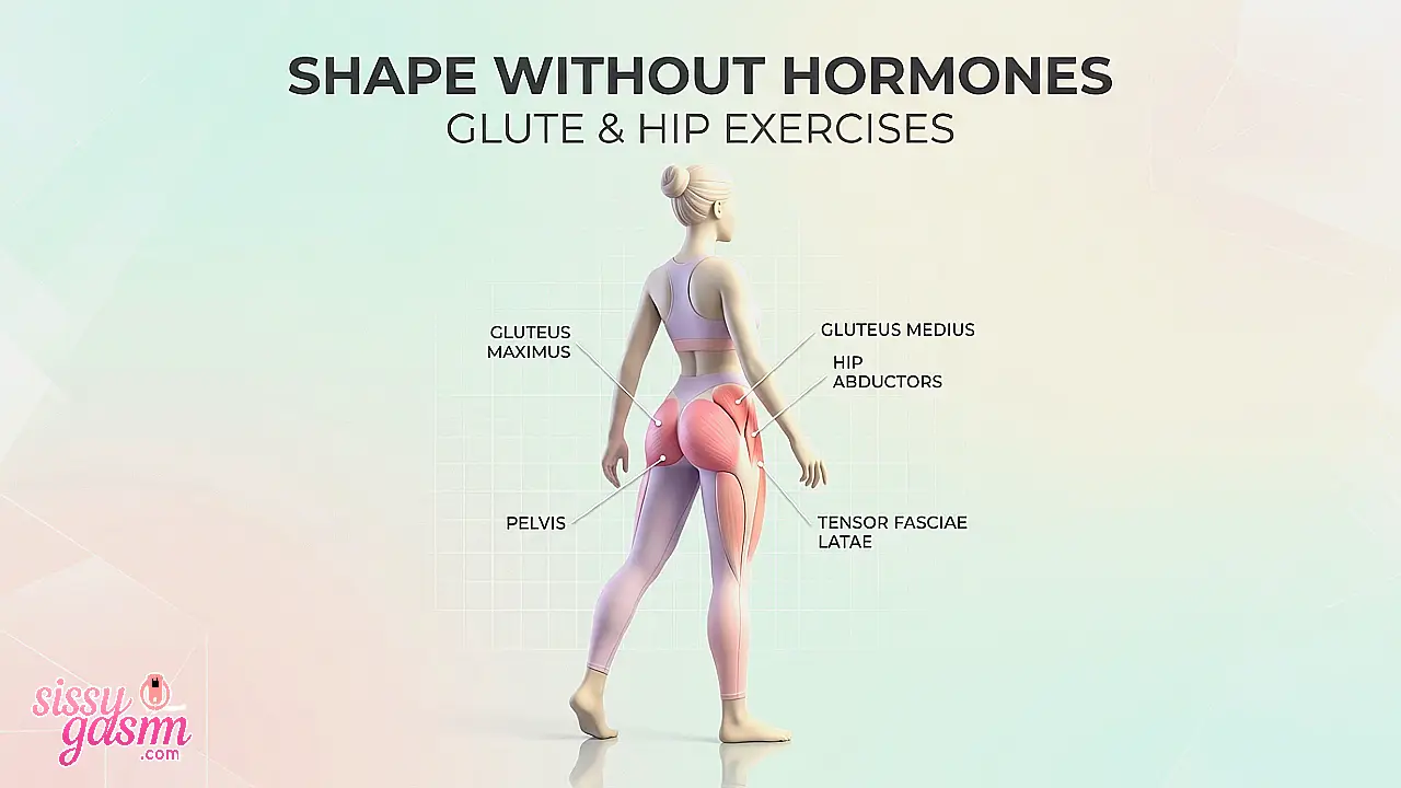 Feminine Glute & Hip Exercises for Sissies: Shape Without Hormones
